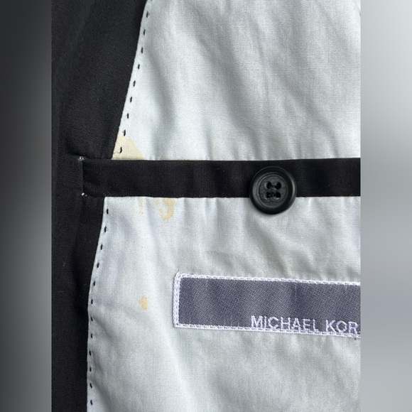 MICHAEL KORS 2-Button Cotton Blazer - Picture 7 of 8